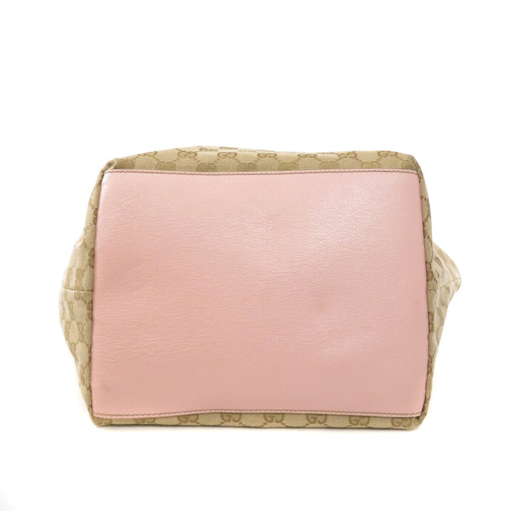 Gucci GG Canvas Sherry Line Tote Bag beige pink - Picture 4 of 11
